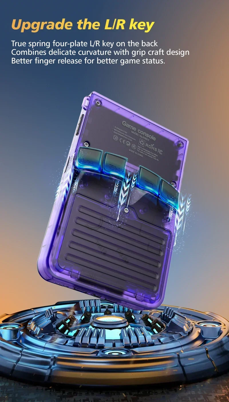 Console rétro portable R36XX, BOYHOM gaming, Émulateur PSP PS1 portable, Console de poche rétro 2026, Cadeau gaming vintage – Image 16