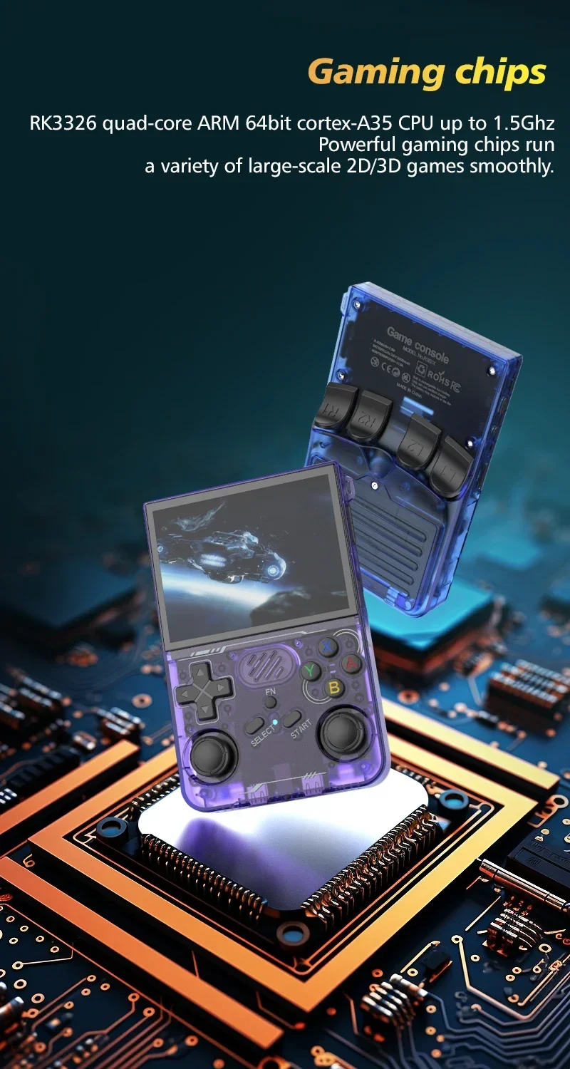 Console rétro portable R36XX, BOYHOM gaming, Émulateur PSP PS1 portable, Console de poche rétro 2026, Cadeau gaming vintage – Image 18