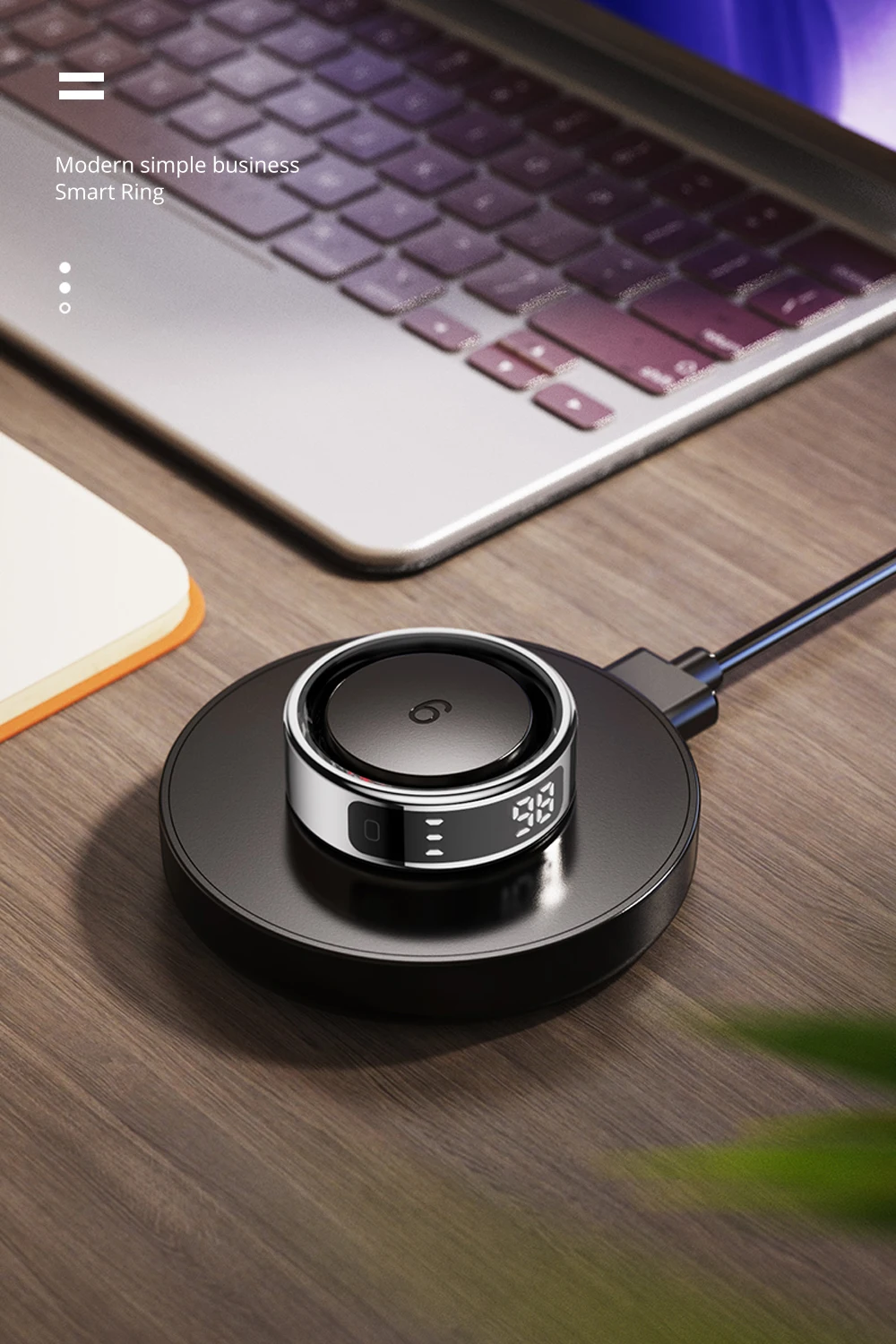 Bague connectée 2026, Smart Ring avec écran, COLMI R12 France, Suivi de santé bague, Alternative Oura Ring avec écran – Image 25