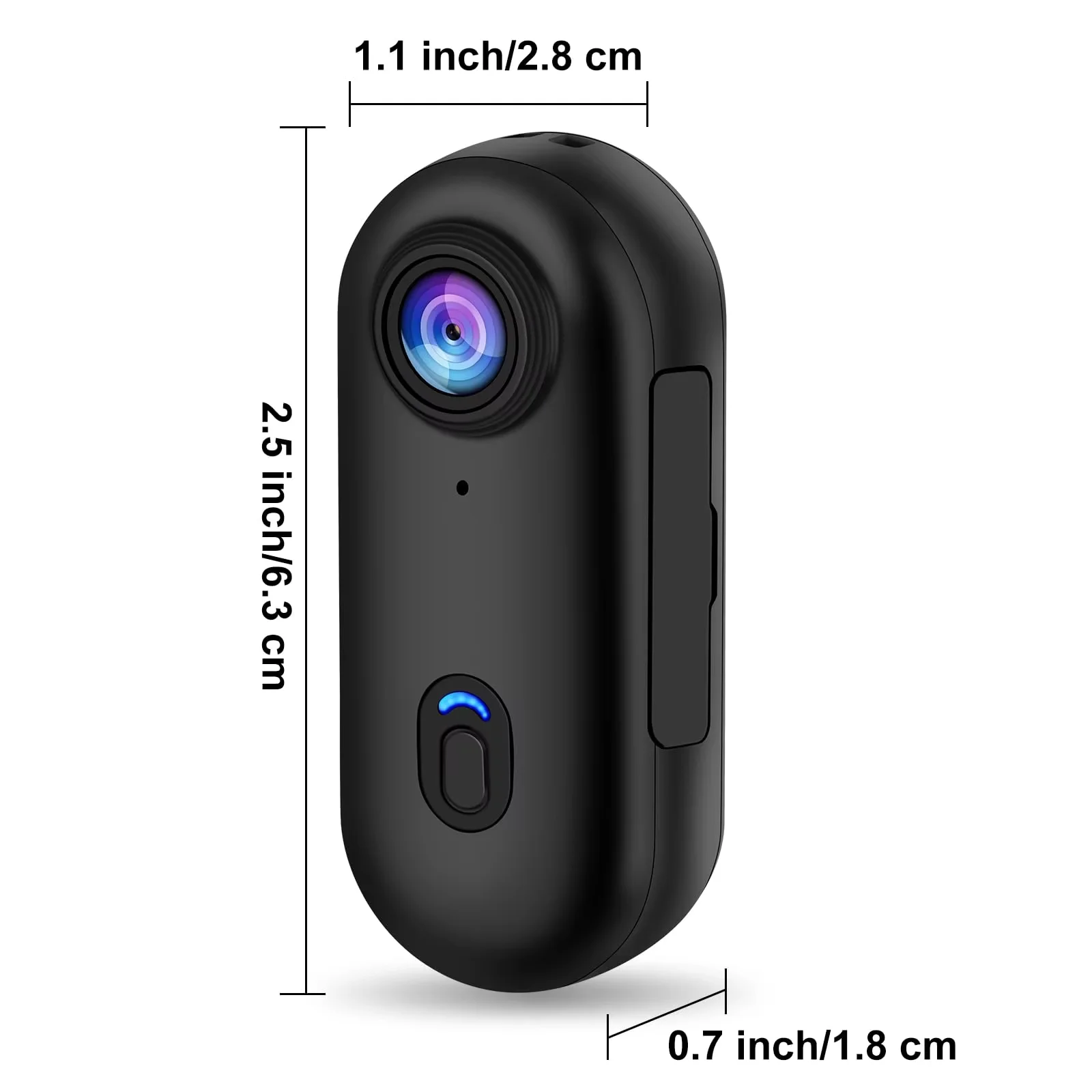 Caméra casque moto 4K, Dashcam vélo 1080P, Mini caméra action sport, Enregistreur vidéo cyclisme, Caméra corporelle police/sécurité – Image 6