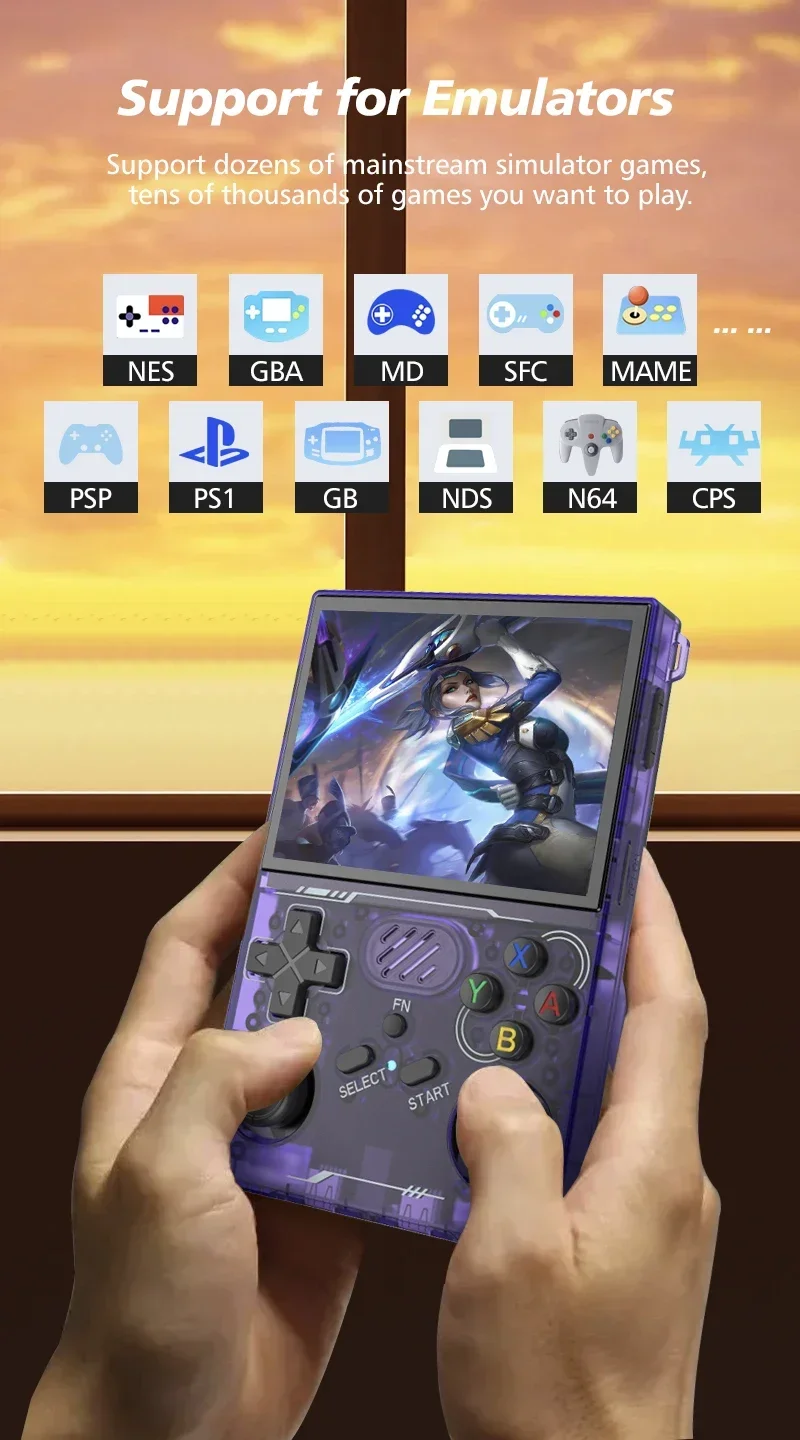 Console rétro portable R36XX, BOYHOM gaming, Émulateur PSP PS1 portable, Console de poche rétro 2026, Cadeau gaming vintage – Image 17