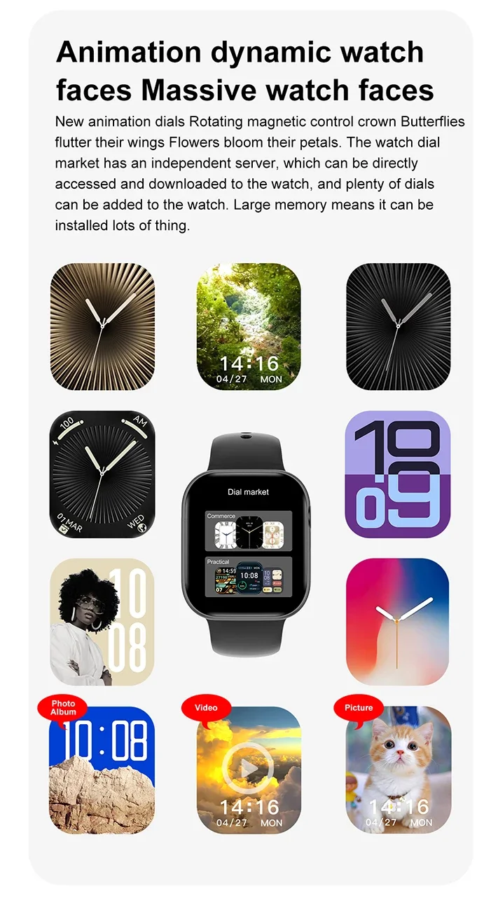 Watch Series 10 2026, Montre connectée GPS intégrée, Smartwatch appels Bluetooth, Montre sport étanche iOS Android, Meilleure alternative Watch 10 – Image 32