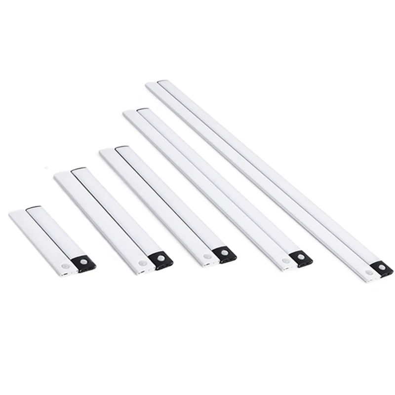 Lampe LED cuisine sans fil, Veilleuse détecteur de mouvement, Éclairage dressing rechargeable, Réglette LED magnétique, Éclairage sous placard USB – Image 27