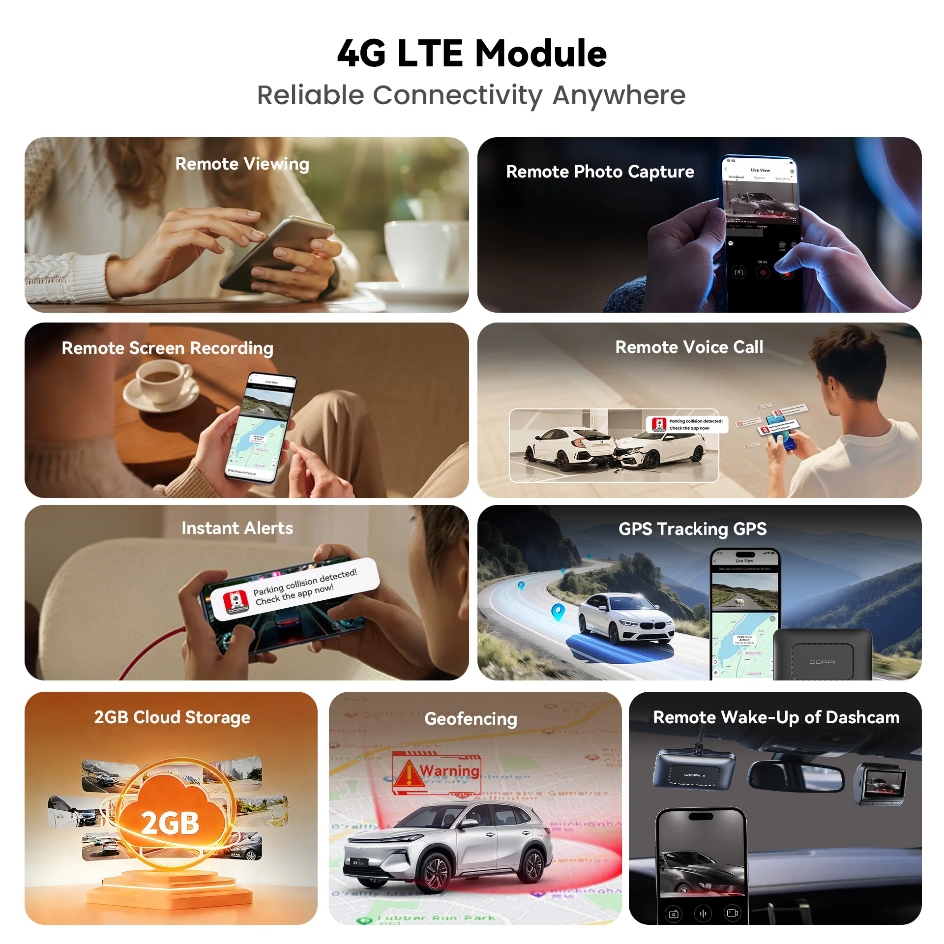 Dashcam 4K Sony Starvis 2, DDPAI Z60 Pro France, Caméra de voiture 4G, Meilleure Dashcam 2025, Vidéo protection voiture – Image 27