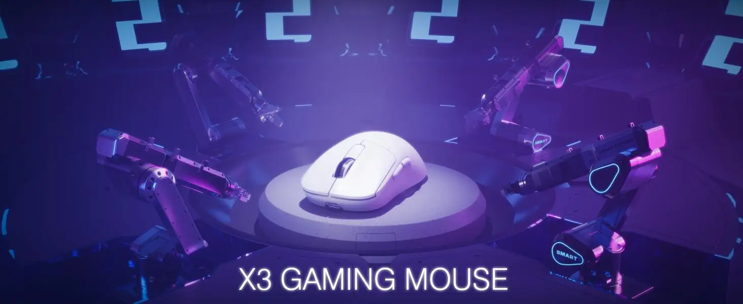 Souris Gaming Ultra-Légère Attack Shark X3 | 49g | Capteur PAW3395 26K DPI | Tri-Mode (2.4G/BT/USB) – Image 12
