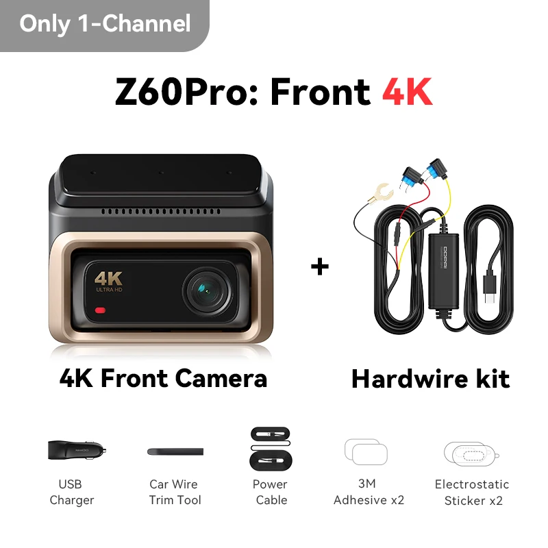 Dashcam 4K Sony Starvis 2, DDPAI Z60 Pro France, Caméra de voiture 4G, Meilleure Dashcam 2025, Vidéo protection voiture – Image 13