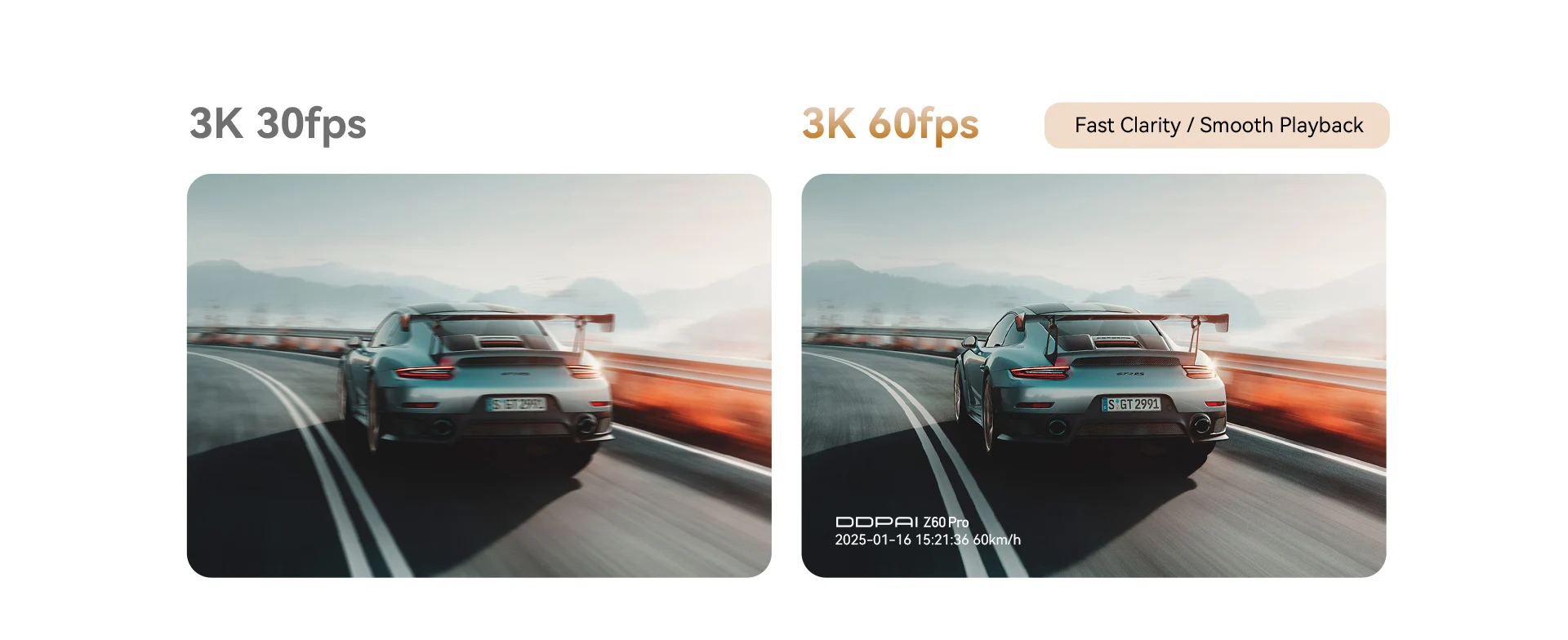 DDPAI Z60 Pro 4K Dash Cam | Capteur Sony STARVIS 2 IMX678 | Vision Nocturne IA | ADAS 2.0 & 4G Cloud – Image 25