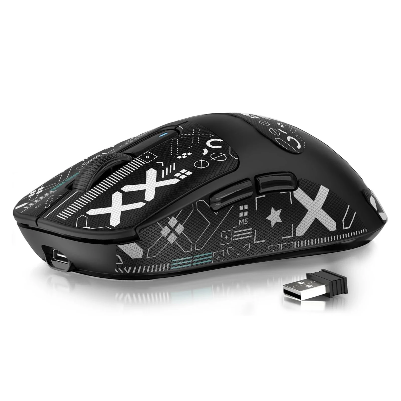 Souris Gaming Ultra-Légère Attack Shark X3 | 49g | Capteur PAW3395 26K DPI | Tri-Mode (2.4G/BT/USB) – Image 10