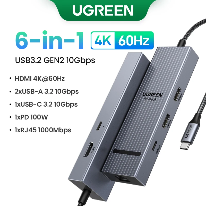 Hub USB-C 4K 60Hz, Adaptateur MacBook Pro M3, Station d'accueil USB-C PD100W, Répartiteur Type C HDMI, Lecteur carte SD USB-C – Image 17