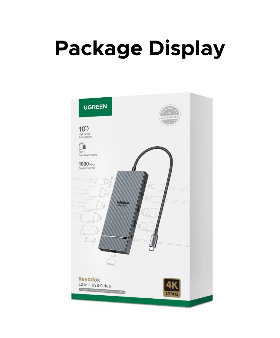 Hub USB-C 4K 60Hz, Adaptateur MacBook Pro M3, Station d'accueil USB-C PD100W, Répartiteur Type C HDMI, Lecteur carte SD USB-C – Image 42