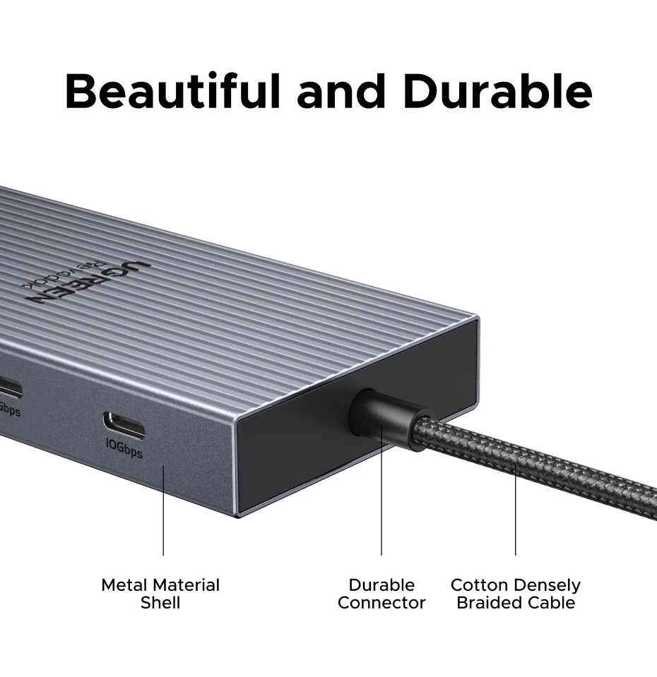 Hub USB-C 4K 60Hz, Adaptateur MacBook Pro M3, Station d'accueil USB-C PD100W, Répartiteur Type C HDMI, Lecteur carte SD USB-C – Image 39