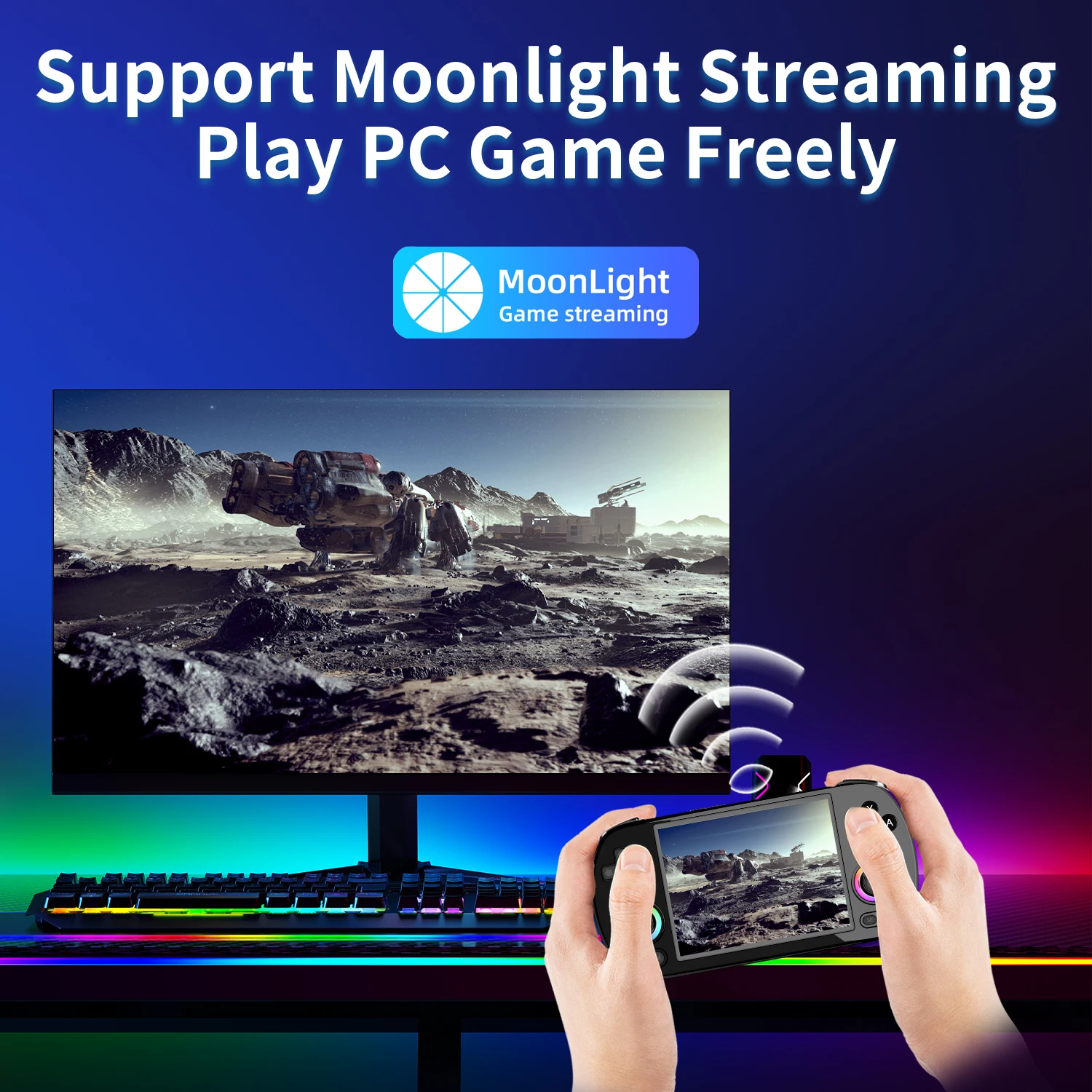 Anbernic RG40XX H France, Console rétro portable 2026, Émulateur PSP PS1 portable, Console de jeu Linux, Cadeau geek rétro – Image 15