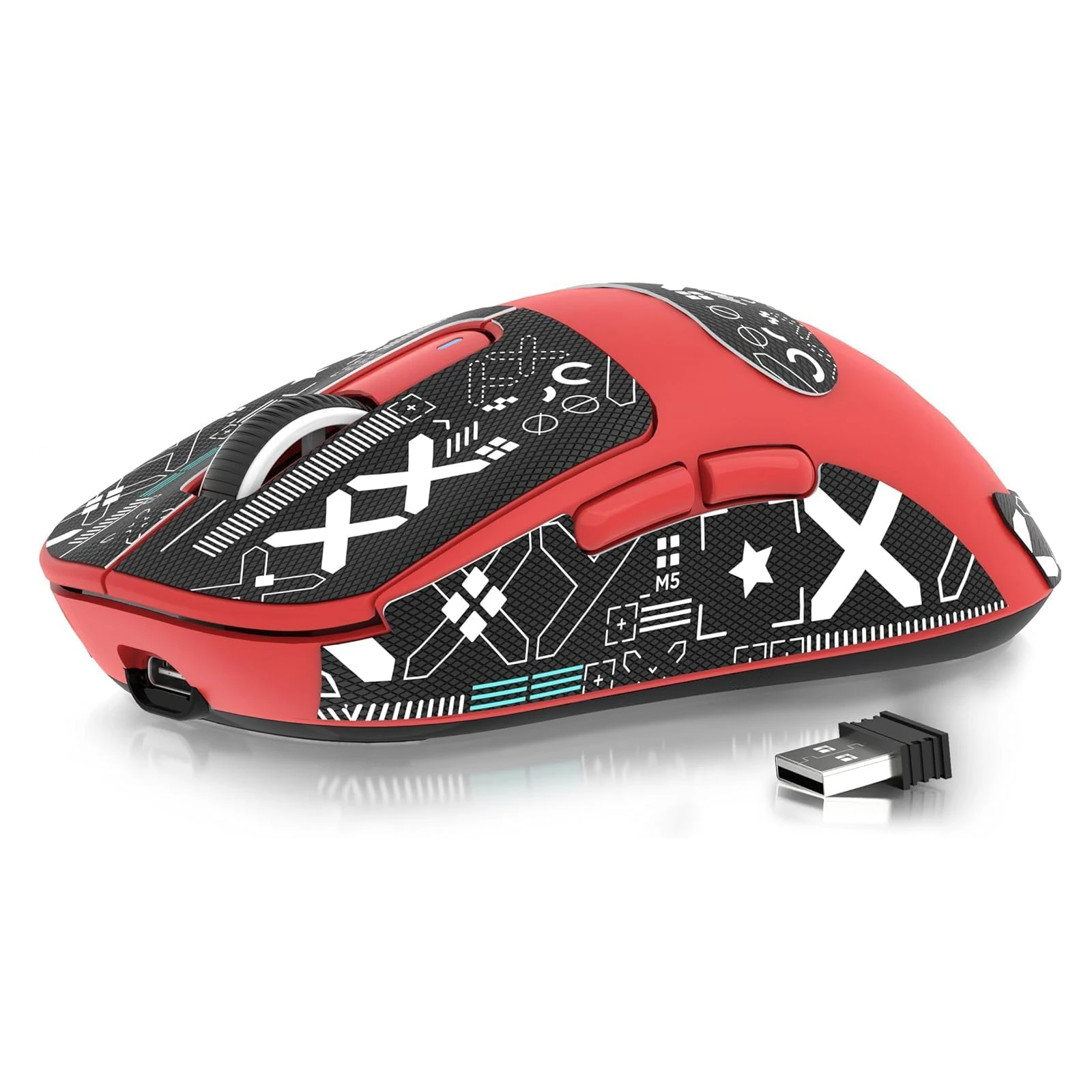 Souris Gaming Ultra-Légère Attack Shark X3 | 49g | Capteur PAW3395 26K DPI | Tri-Mode (2.4G/BT/USB) – Image 7