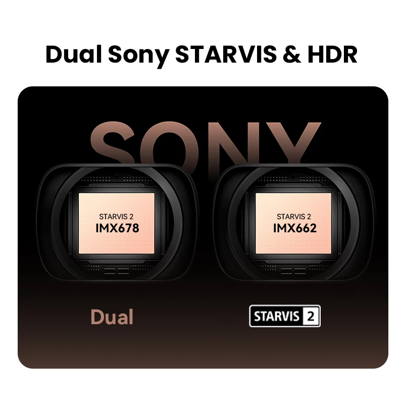 DDPAI Z60 Pro 4K Dash Cam | Capteur Sony STARVIS 2 IMX678 | Vision Nocturne IA | ADAS 2.0 & 4G Cloud – Image 3