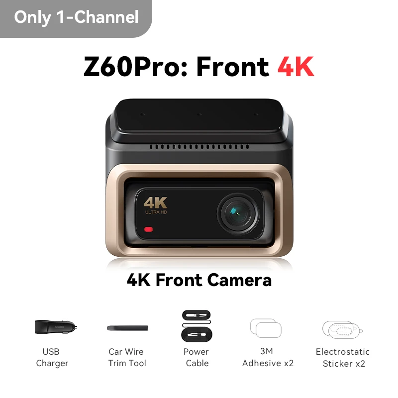 Dashcam 4K Sony Starvis 2, DDPAI Z60 Pro France, Caméra de voiture 4G, Meilleure Dashcam 2025, Vidéo protection voiture – Image 14