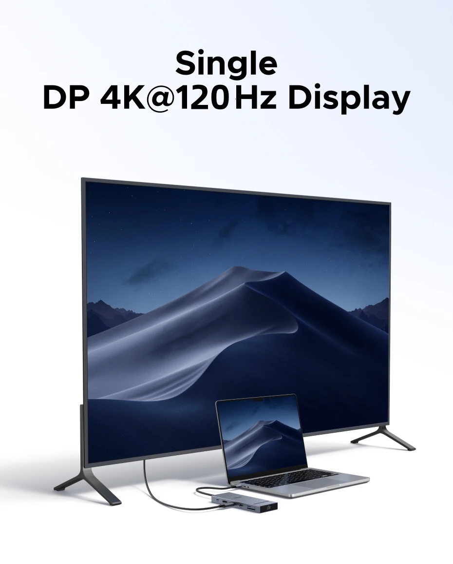 Hub USB-C 4K 60Hz, Adaptateur MacBook Pro M3, Station d'accueil USB-C PD100W, Répartiteur Type C HDMI, Lecteur carte SD USB-C – Image 24