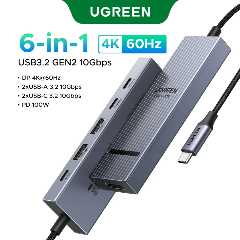 Hub USB-C 4K 60Hz, Adaptateur MacBook Pro M3, Station d'accueil USB-C PD100W, Répartiteur Type C HDMI, Lecteur carte SD USB-C – Image 7