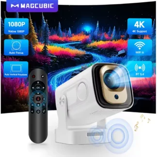 Magcubic HY310 1080P, Projecteur Auto-Focus, Vidéoprojecteur WiFi 6 Bluetooth 5.4, Cinéma maison Full HD, Projecteur avec télécommande vocale