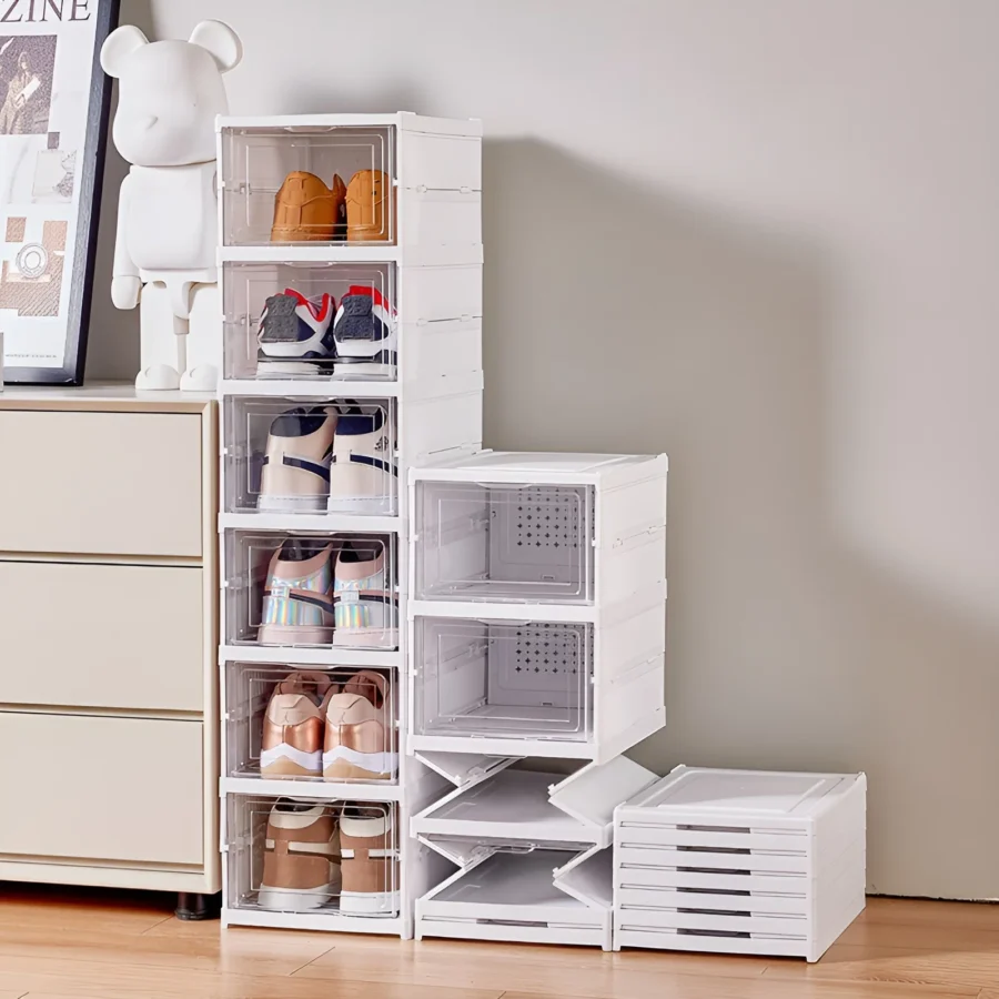 **Vos chaussures enfin rangées, visibles et accessibles en 3 secondes**