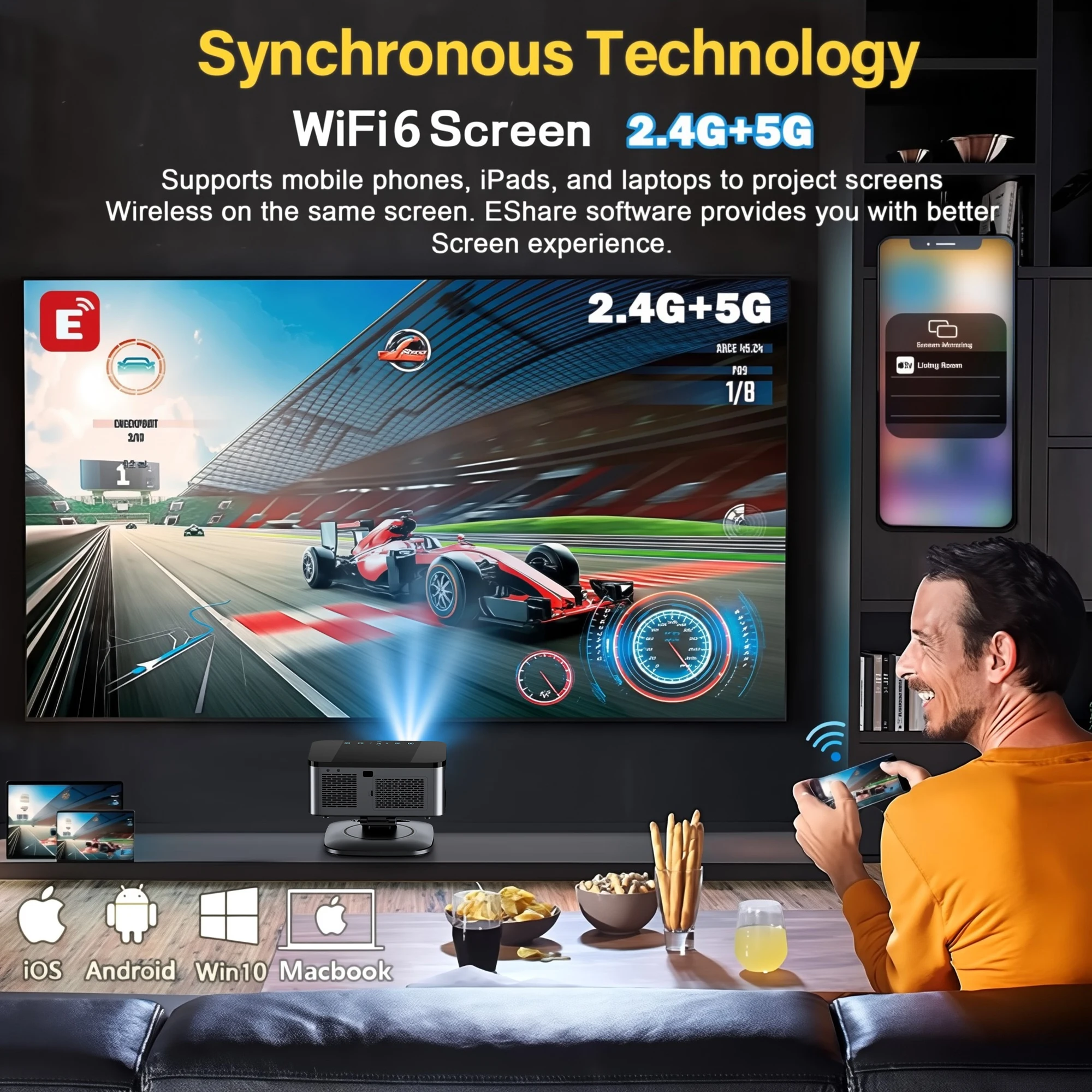 Projecteur Laser Intelligent 4K – Image 4