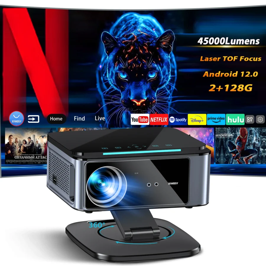 **Cinéma 4K ultra-net sur n'importe quel mur, où que vous soyez**