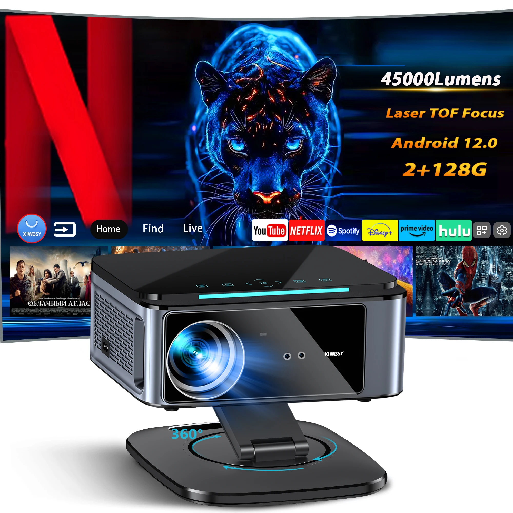 Projecteur Laser Intelligent 4K